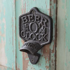 Beer O' Clock Wall Mounted Bottle Opener - Min of 2