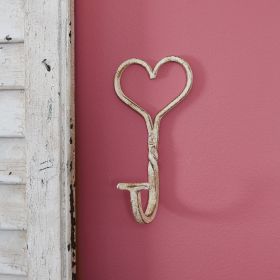 Aged Cast Iron Heart Hook - Min of 4