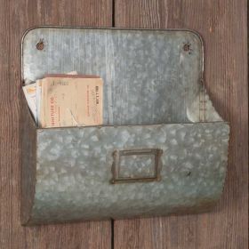 Galvanized Wall Pocket - Min of 2