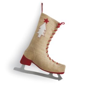 Ice Skate Christmas Stocking