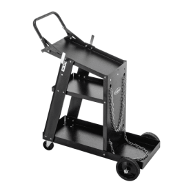 Welding Cart, 3 Tier Welder Cart Heavy Duty With 400Lbs Static Weight Capacity, 360  Swivel Wheels, Tank Storage Safety Chains, Rolling MIG Welder Car
