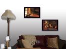 "Dear Diary Collection" 2-Piece Vignette By Lori Deiter, Printed Wall Art, Ready To Hang Framed Poster, Black Frame