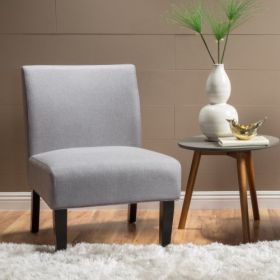 ACCENT CHAIR (Color: Light Grey)