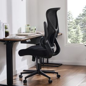Ergonomic Computer Net Chair (Color: black)